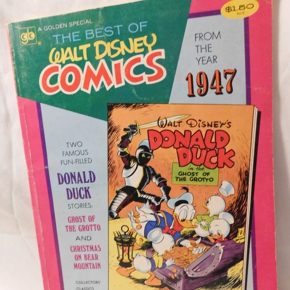 The Best of Walt Disney Comics From the Year of 1947 Reprint A Golden Book - Picture 1 of 8